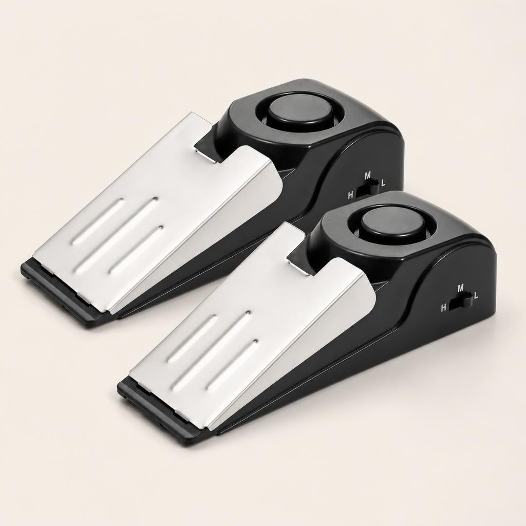 Mini Alarma De Puerta Inalámbrica ×2 Con Sirena De 125 Db