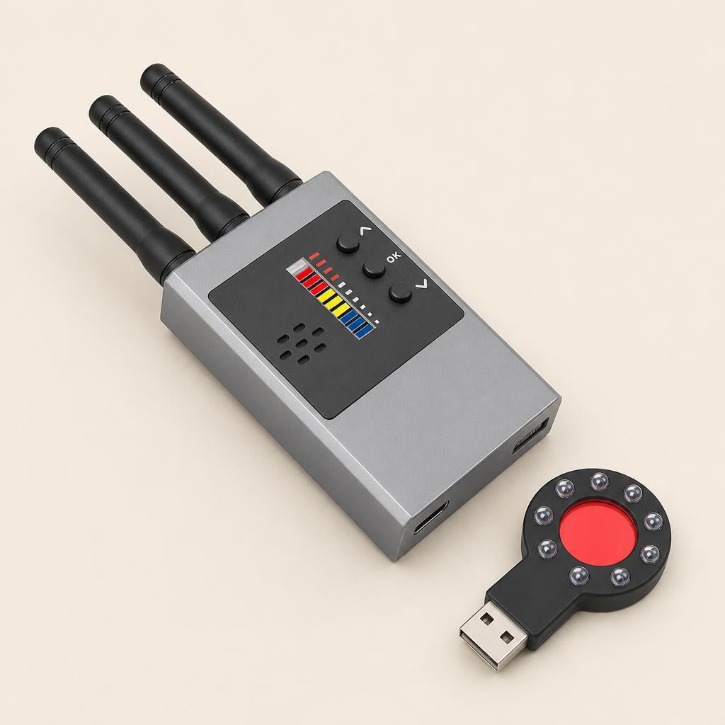 Detector de cámaras ocultas y localizadores GPS