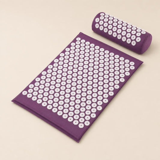 Set de esterilla y cojín de acupresión para relajación