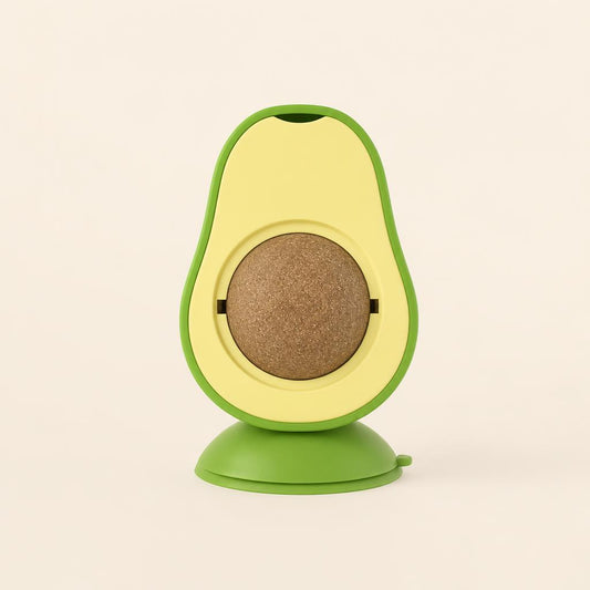 Juguete masticable para gatos con menta y ventosa