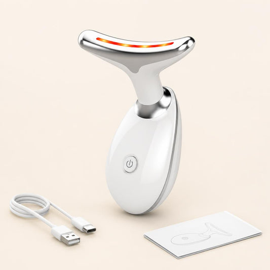 Masajeador Facial y de Cuello 7 Luces LED