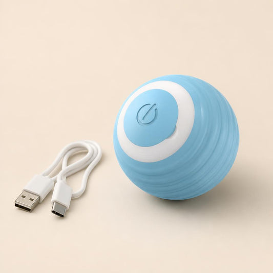Pelota inteligente interactiva para gatos con cola