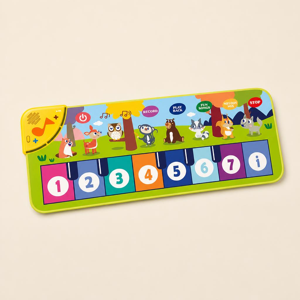 Alfombra Piano Para Niños, Teclado Musical De Suelo