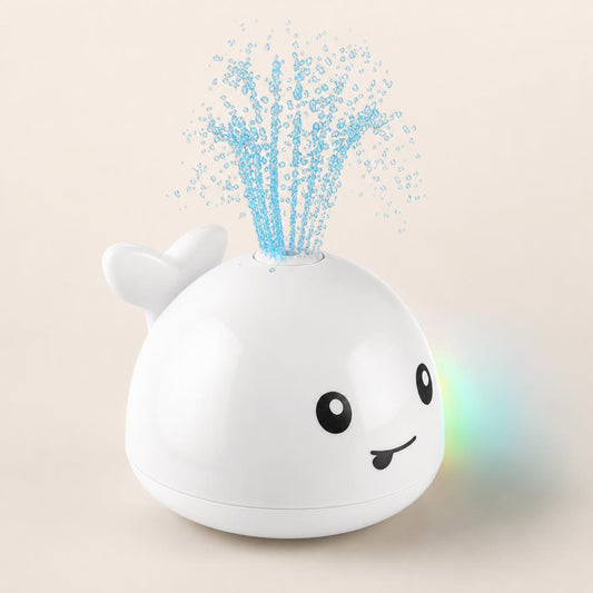 Juguete De Baño Ballena Con Luz Y Aspersor Automático Para Bebés