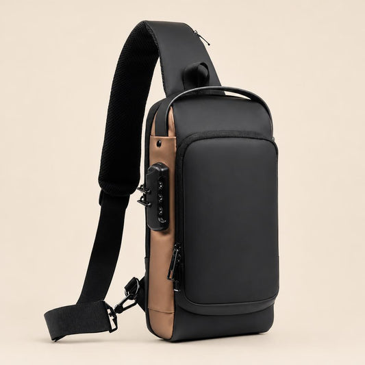 Bandolera Antirrobo Con Carga USB Para Viaje Y Ciudad