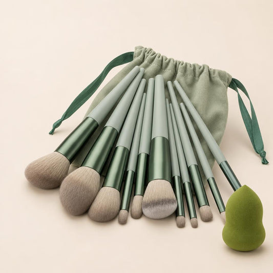 Set de 13 brochas de maquillaje