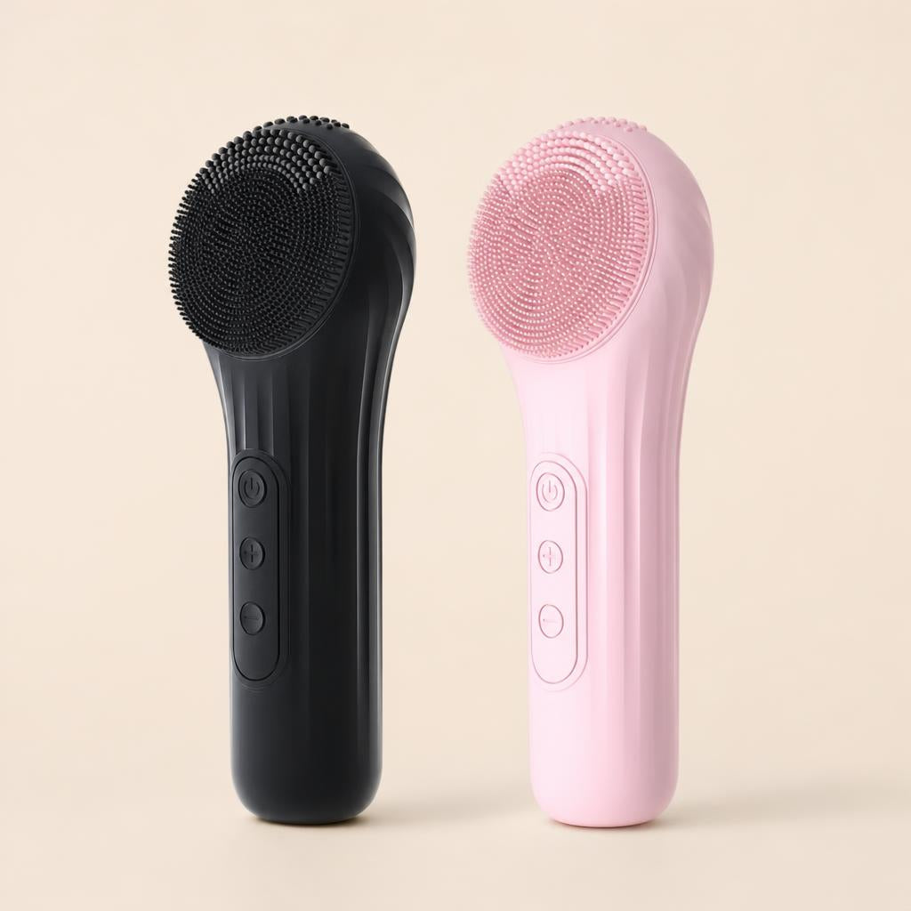 Cepillo limpiador facial sónico recargable
