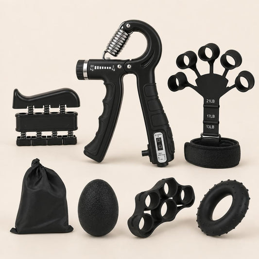 Kit para fortalecer manos y dedos (5-60 kg ajustable)