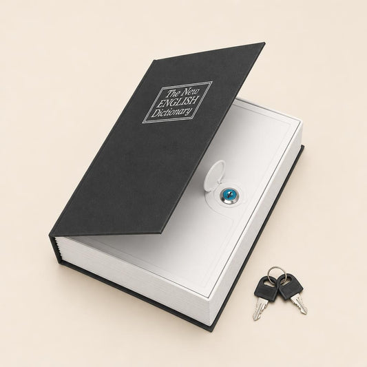 Libro Caja Fuerte Con Cerradura De Combinación Para Esconder Dinero Y Llaves