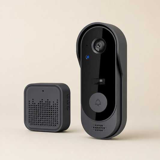 Timbre Con Cámara Wi-Fi, Visión Nocturna Y Audio Bidireccional