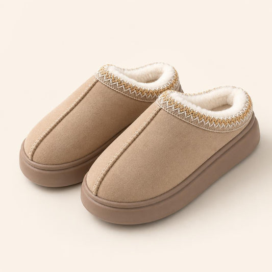 Zapatillas De Plataforma Para Mujer, Invierno, Suaves Y Cálidas